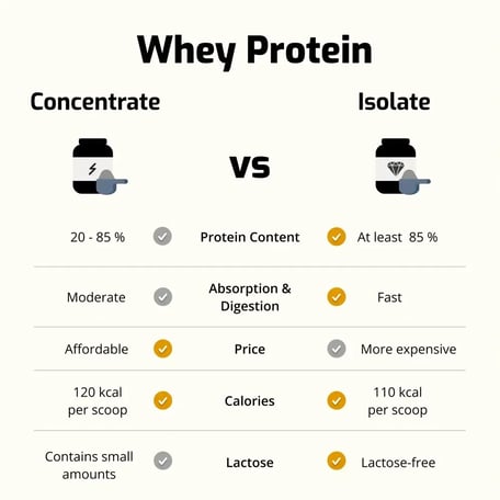Whey Concentrate vs Isolate: What’s Best?