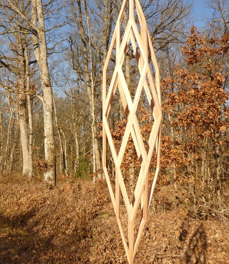 Le zome 6 Fuseau en bois de cèdre