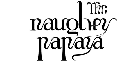 The naughty papaya logo