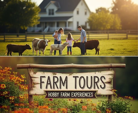 Farm Tours and Hobby farm Experiences