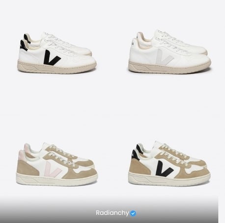 TENIS V10 -  VERT - VEJA