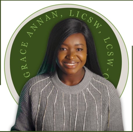 Grace Annan, bilingual therapist treating ARFID and body image concerns