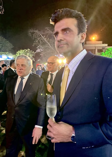 President of Chamber India Mr. Abhinav Balyan with Deputy Prime Minister of Italy