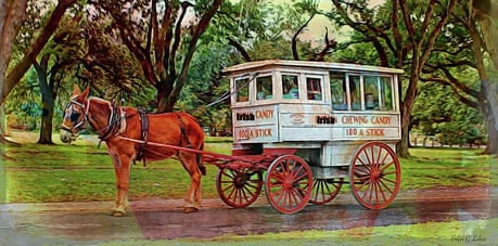 Irish Candy Merchant Wagon