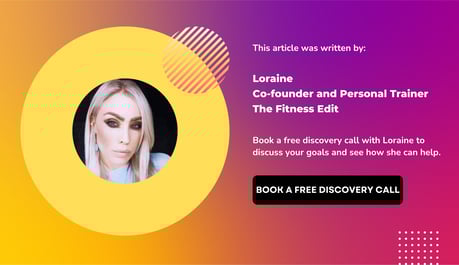 fitness blog author banner loraine online fitness coach