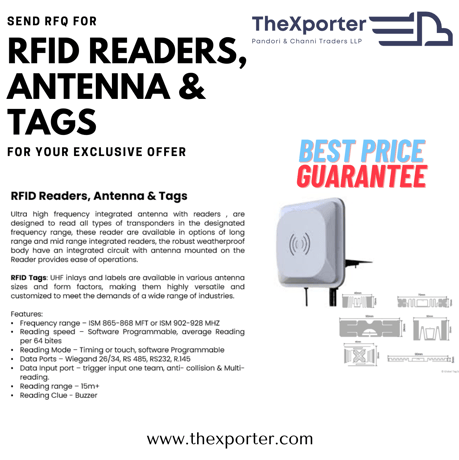 RFID Readers, Antenna and RFID Tags 