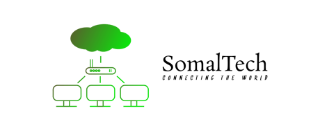 SomalTech Connecting the world logo