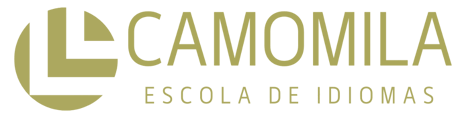 Camomila Escola de Idiomas logo
