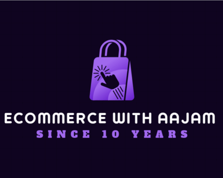 ECOMMERCE WITH AAJAM logo
