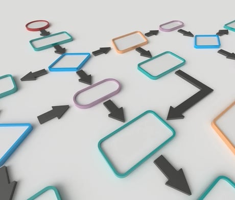 a group of different colored arrows pointing to different directions