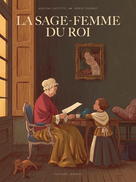 Première de couverture de la BD La Sage-femme du roi