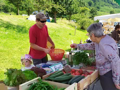 Marché en plein air