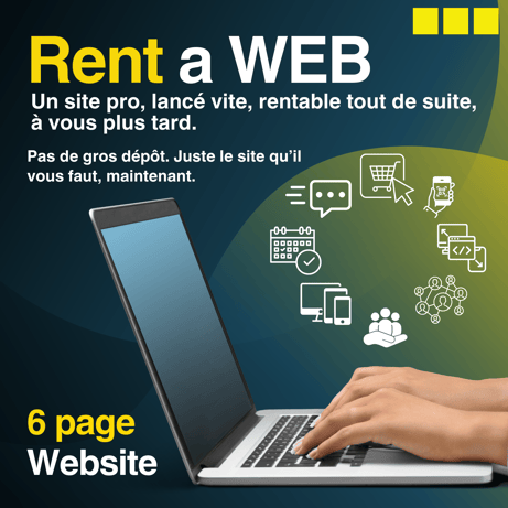 a person using a laptop computer with icons representing online shop, web design, responsive design
