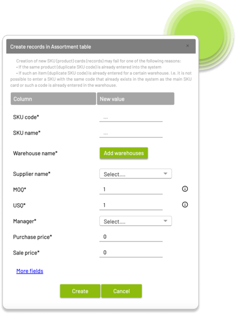 FluentStock - to create account add one SKU. Inventory management tool