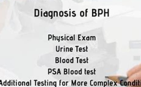 diagnosis of bph