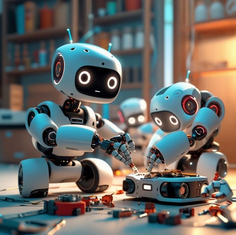 a robot - like robot - like robot - like robot