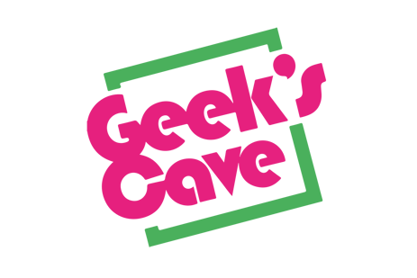 Logo Geek'sCave verde y rosa