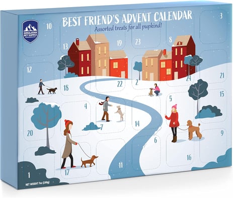 advent calendar with hidden dog treats