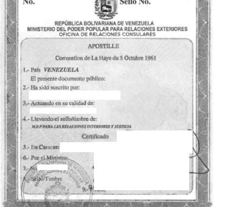 Traducción Jurada Apostilla La Haya, al alemán