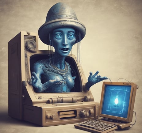 AI trapped in computer