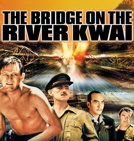 The Movie " The Bridge On The River Kwia" cover for Tours of War