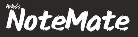 Arha's NoteMate logo