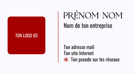 a red and black mail signature with a white background