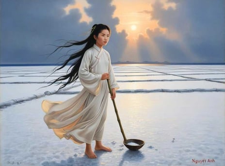 Nguyệt Ảnh Bên Ruộng Muối