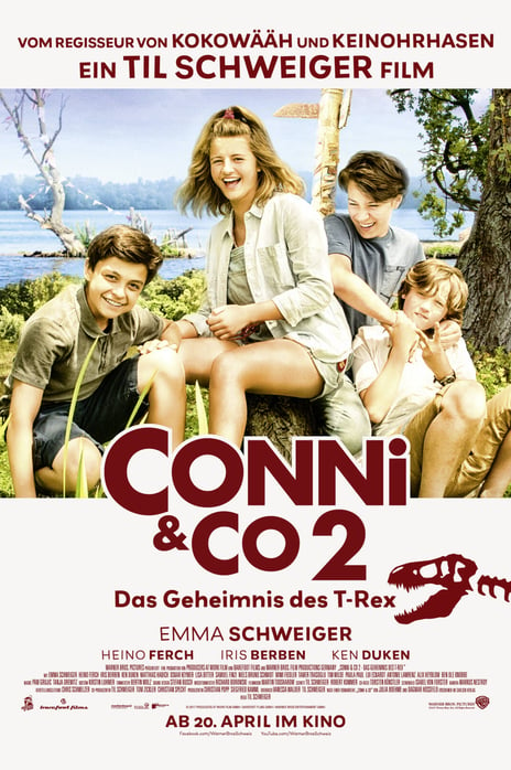 Kinofilmplakat Conni & Co 2 Das Geheimnis des T-Rex Warner Bros Germany Til Schweiger