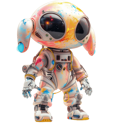 alien spaceman ai generated