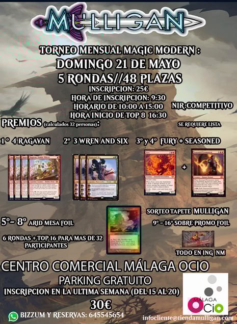 Torneo Mensual Magic Modern