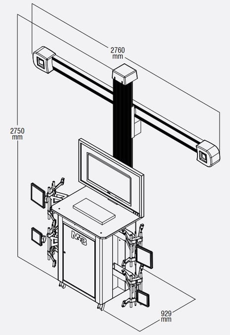 dimenzije geometrije kotača 3d geometrije kotača 3d optika
