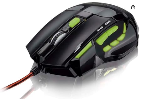 Mouse Gamer Rapid Fire 2400DPI