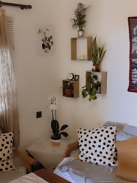 Living room recharge peaceful moments