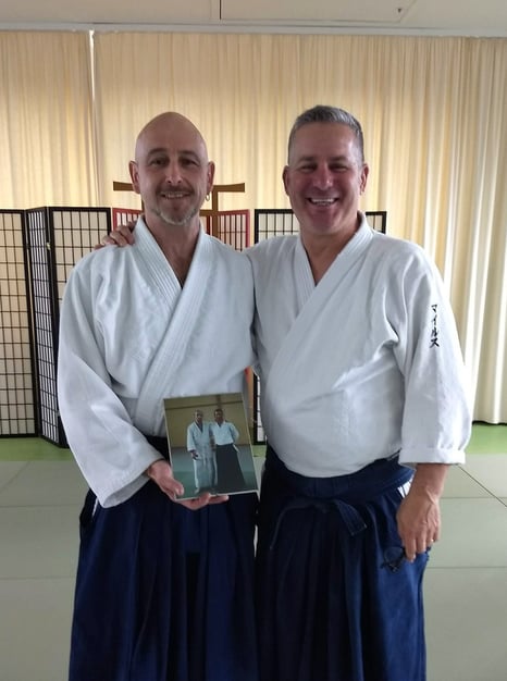 Bernd Enders mit Miles Kessler Sensei
