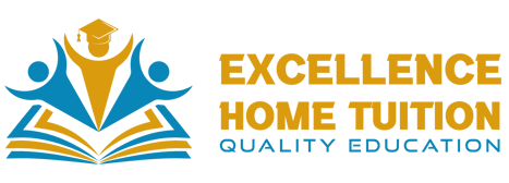 "Excellence Home Tuition official logo, representing trusted home tutoring services in Jabalpur."