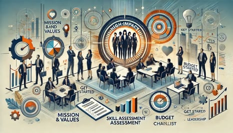 a business presentation of a business meeting
