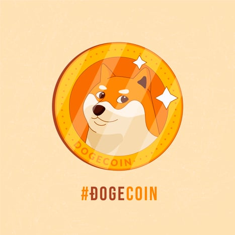 a dogecoin with a dogecoinn on it