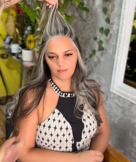 Mechas total Contour - amanda-amorim-cabeleireira-e-maquiadora