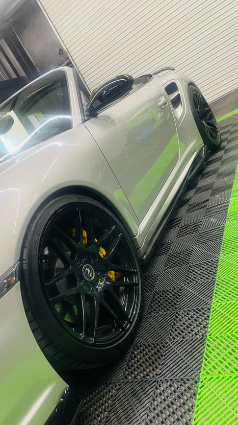 Porche with ceramic coating