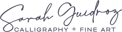 Sarah Guidroz Calligraphy and Art logo
