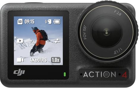 DJI - Pack Estándar Osmo Action 4 - Cámara de acción sumergible 4K/120 fps 