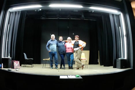 Photographie de de notre troupe de théâtre amateur.