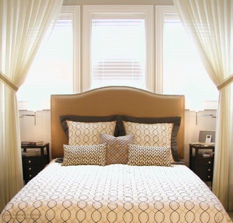 Townhouse Bedroom, Lenny Santamaria, Custom bedding