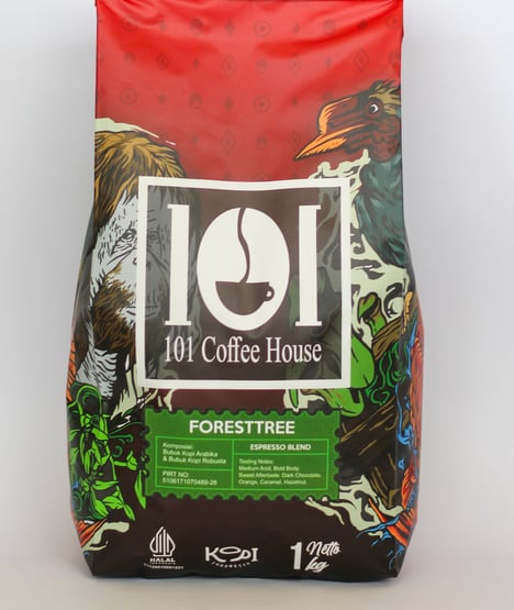 kopi blend produksi 101 coffee house dengan arabika gayo dan robusta temanggung