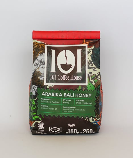 Arabika Bali Honey produksi 101 coffee house dengan profile manual brew