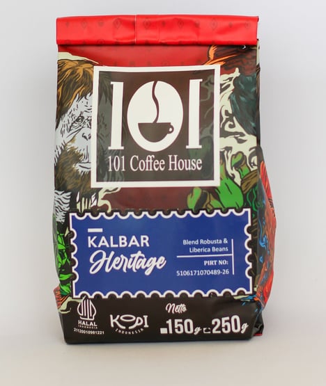 kopi blend liberika dan robusta kalimantan barat produksi 101 coffee house