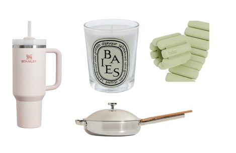 Stanley Quencher H2.0, Diptyque Baies, Our Place Always Pan, Bala Bangels Weights