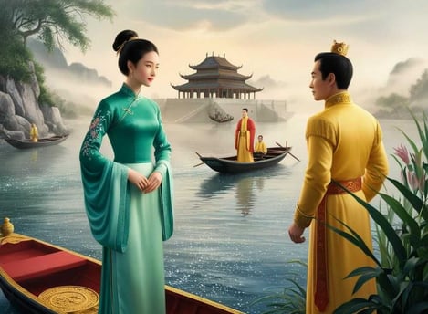 Nguyệt Ảnh Gặp Vua Trần Anh Tông
