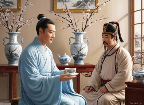 Trần Nhật Duật trò chuyện